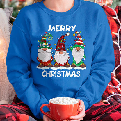 Merry Christmas Gnomes Xmas Family Men Women T-Shirt - Christmas Unisex T-Shirt/Hoodie/Sweatshirt - HNDS00