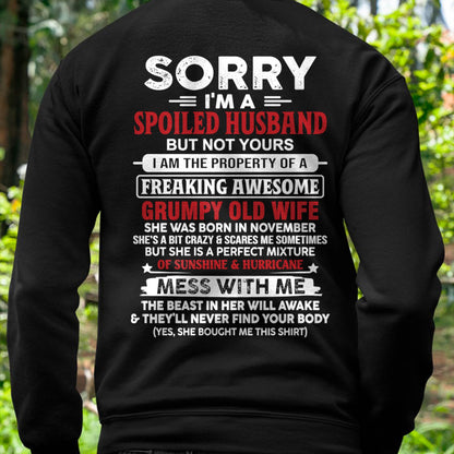 November - Spoiled Husband - Perfect Gift From Wife - KATE11 (SKU11-02-11)