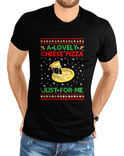 A Lovely Cheese Pizza Shirt Alone Funny Kevin X-Mas Home T-Shirt - Christmas Unisex T-Shirt/Hoodie/Sweatshirt - HNDS00