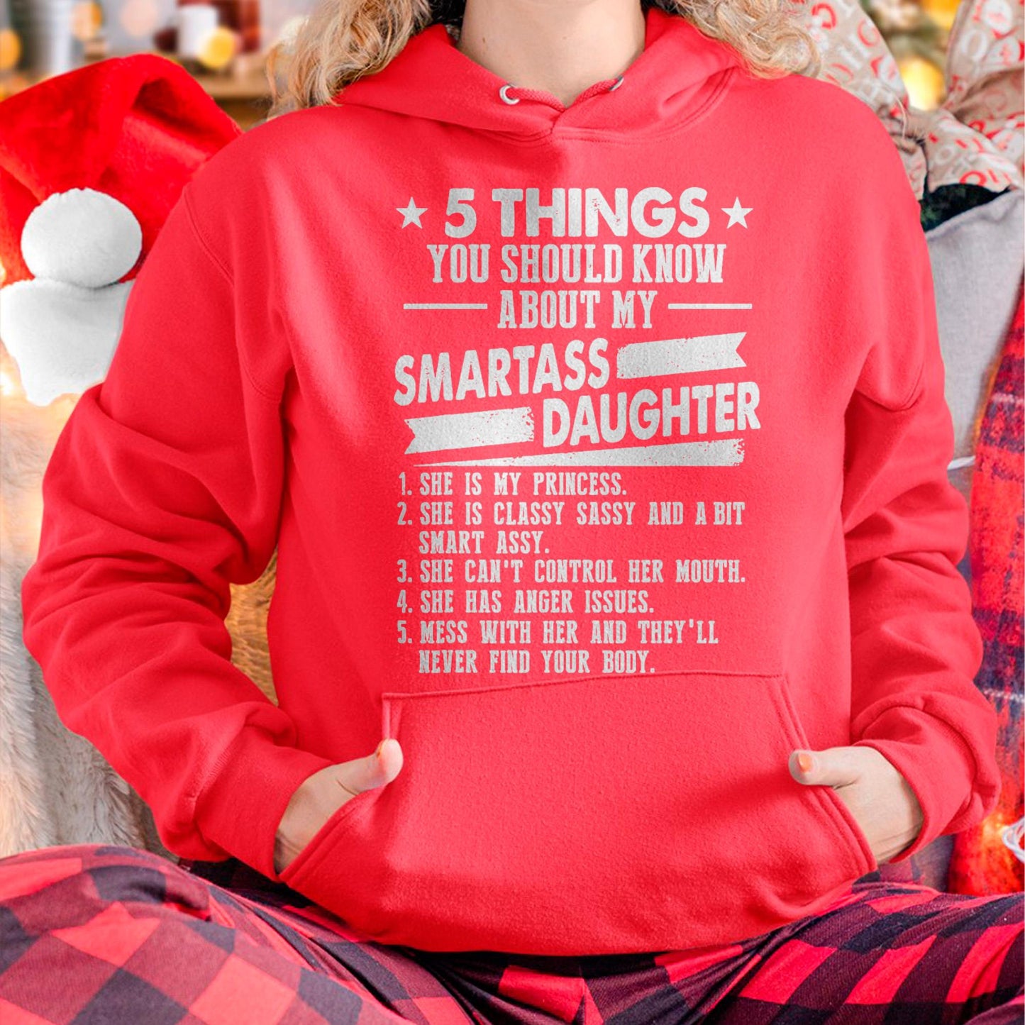 5 Things You Should Know About My Smartass Daughter - Gift for Daughter from Mom - NIKI00