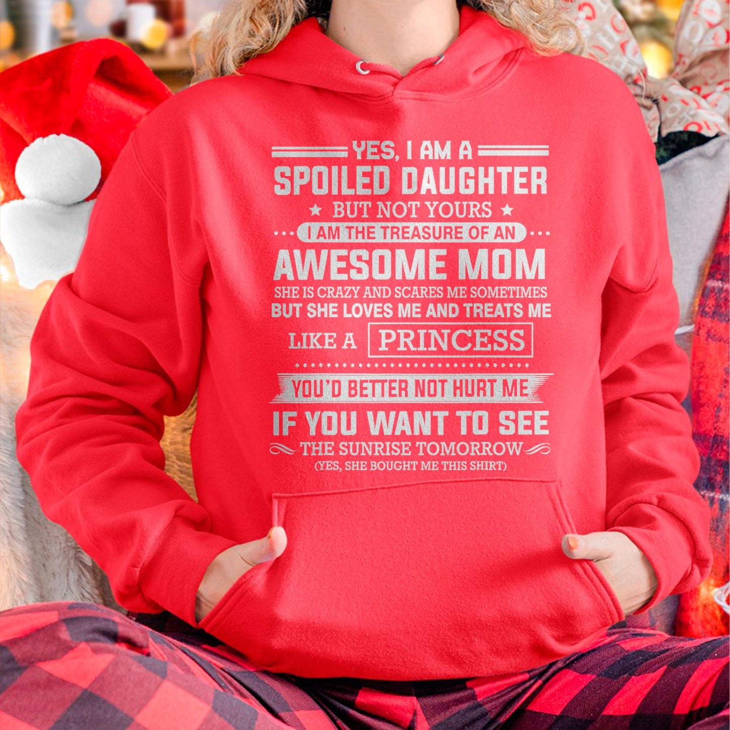 I Get My Attitude From My Freaking Awesome Mom - Gift for Daughter From Mom - NIKI00