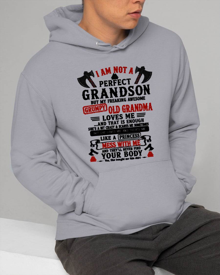 I AM NOT A PERFECT GRANDSON  - GIFT FROM GRANDMA -NIKI00 - (SKU2606-380-00)