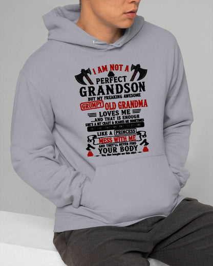 I AM NOT A PERFECT GRANDSON  - GIFT FROM GRANDMA -NIKI00 - (SKU2606-380-00)