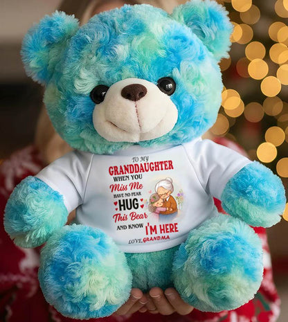 TO MY GRANDDAUGHTER - TEDDY BEAR, A BIG HUG FROM GRANDMA - KATE00