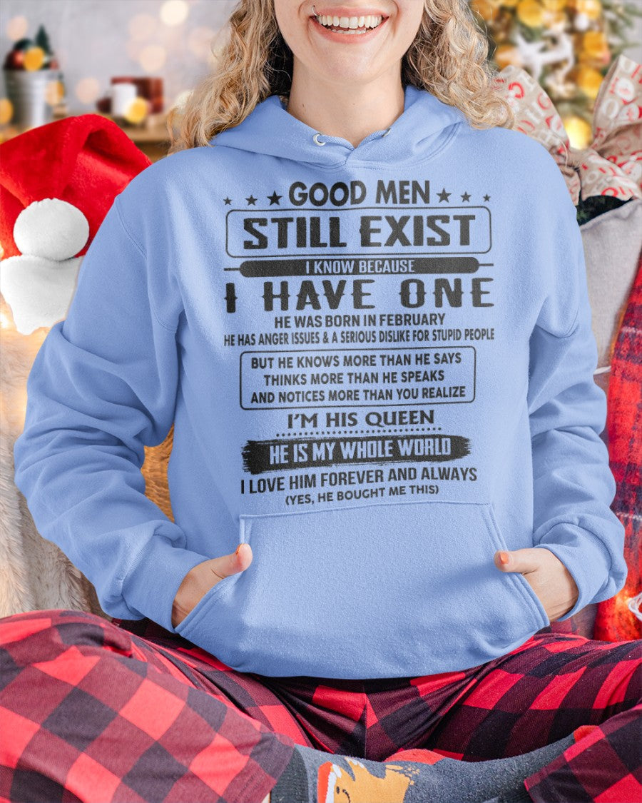 February - Good men Still Exist - gift for your girlfriend, wife from Husband - KATE02 (SKU-GM-02)