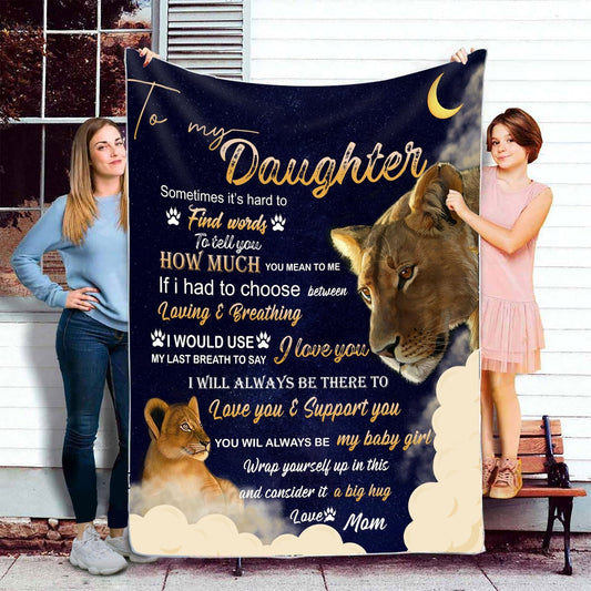Special Gift For Your Daughter Blanket - From Mom
