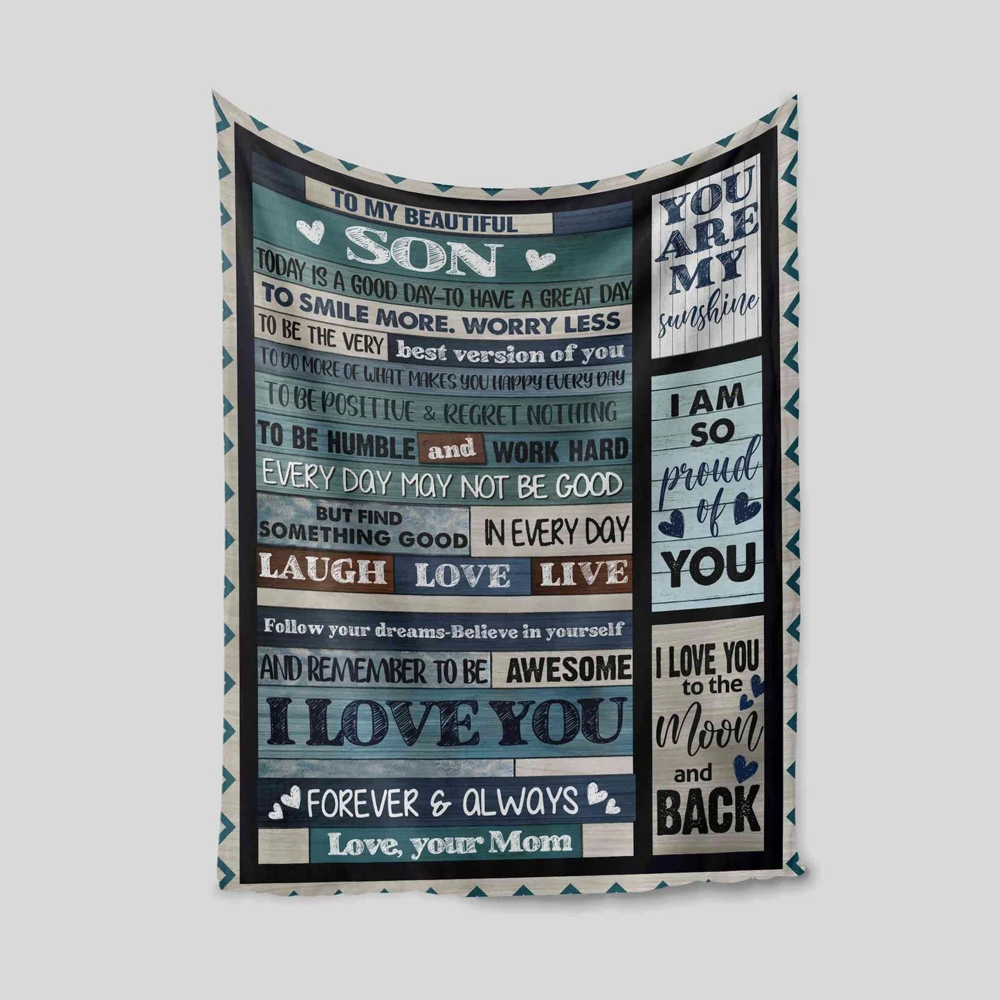 Special Gift For Son Blanket - From Mom