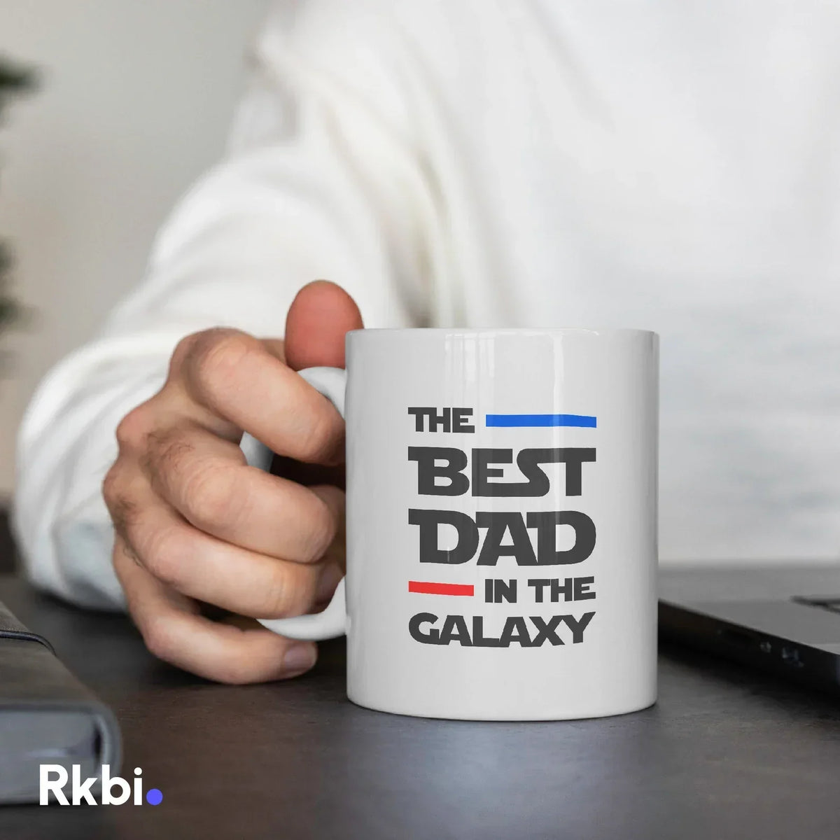 BEST DAD IN THE GALAXY MUG - GIFT FROM DAUGHTER - TIEN00