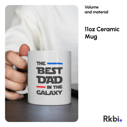 BEST DAD IN THE GALAXY MUG - GIFT FROM DAUGHTER - TIEN00