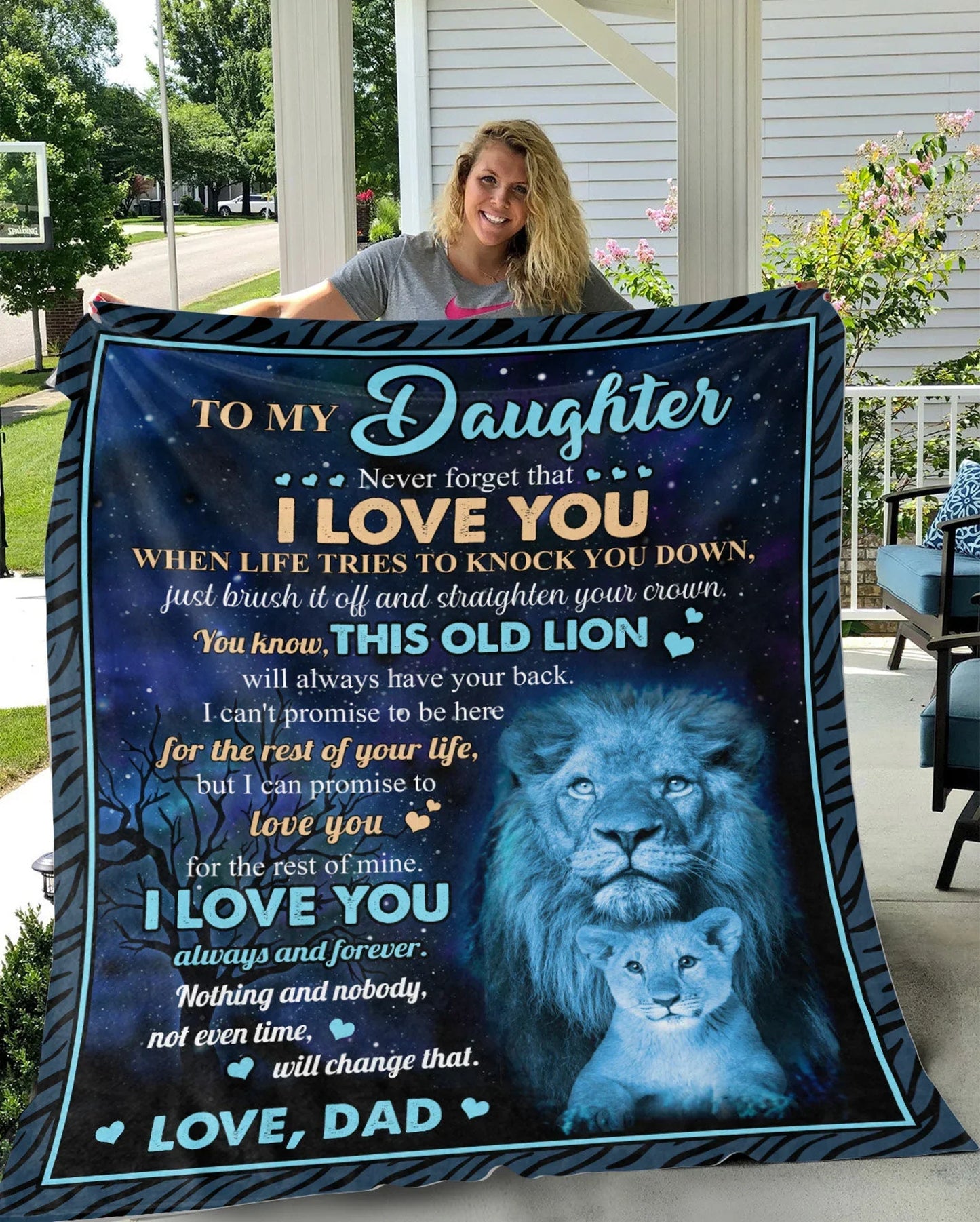 Special Gift For Your Daughter Blanket - From Dad