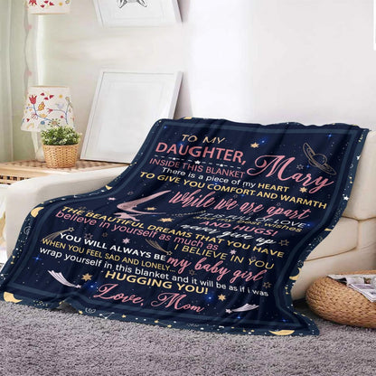 Special Gift For Daughter Blanket - From Mom