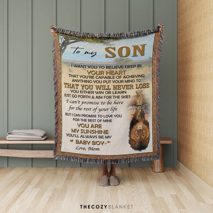Special Gift For Your Son Blanket - From Mom