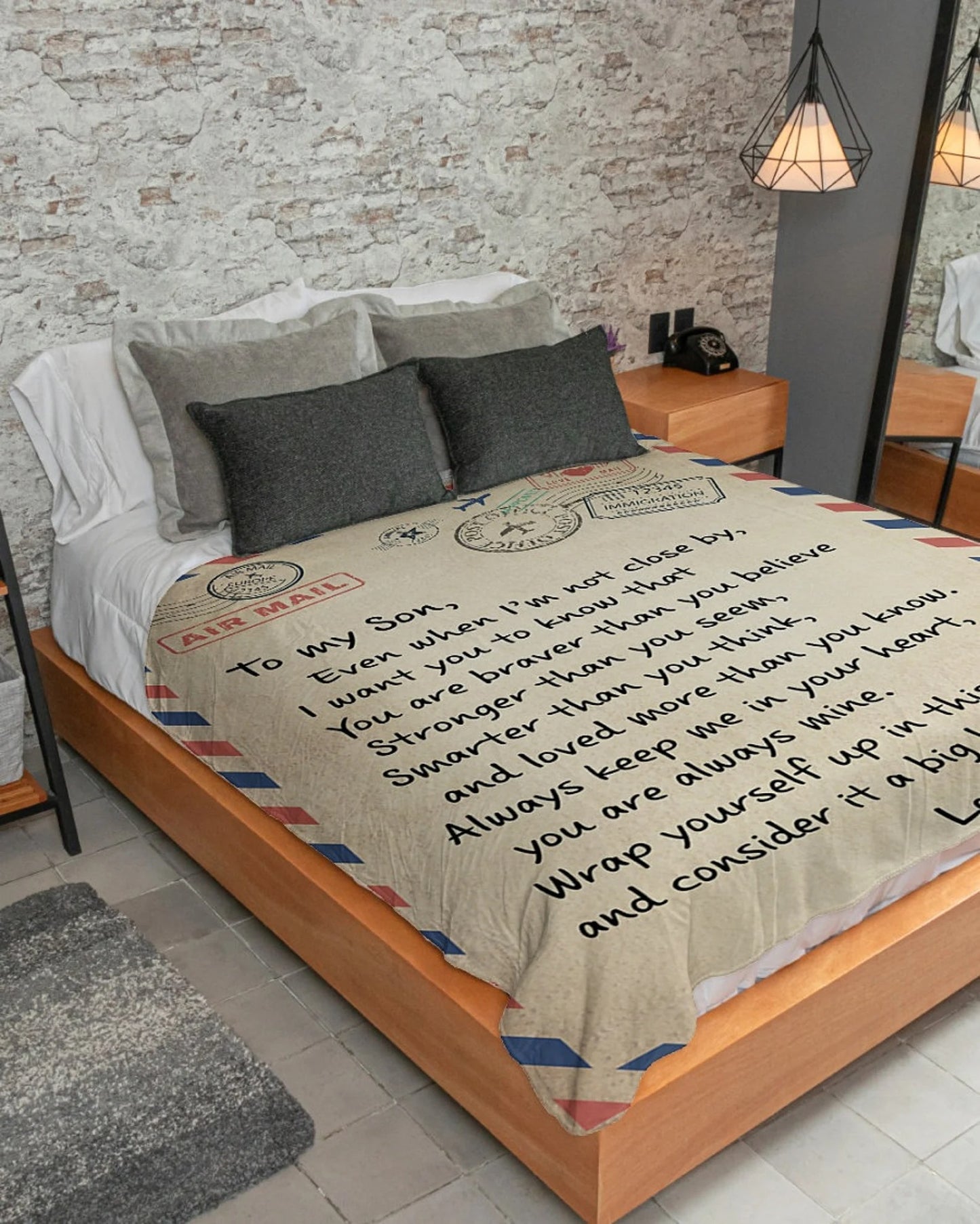 Special Gift For Your Son Blanket - From Mom