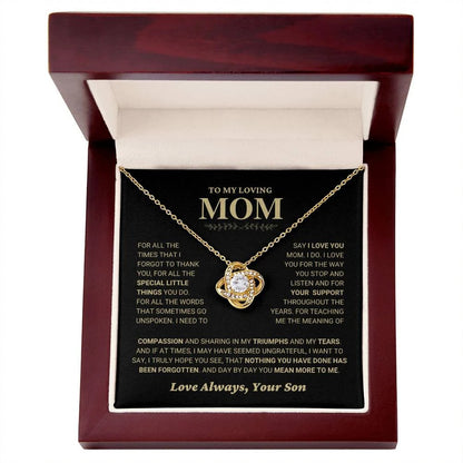 TO MY DAUGHTER FROM DAD - Premium Love Knot Necklace