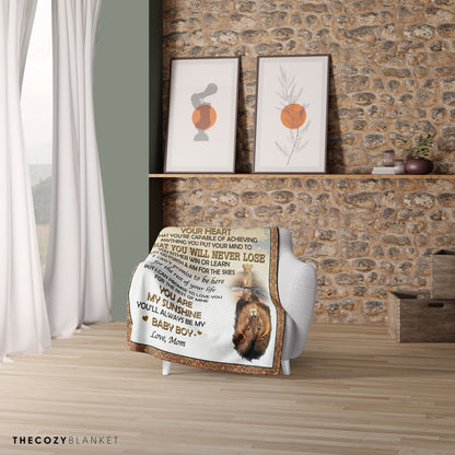 Special Gift For Your Son Blanket - From Mom