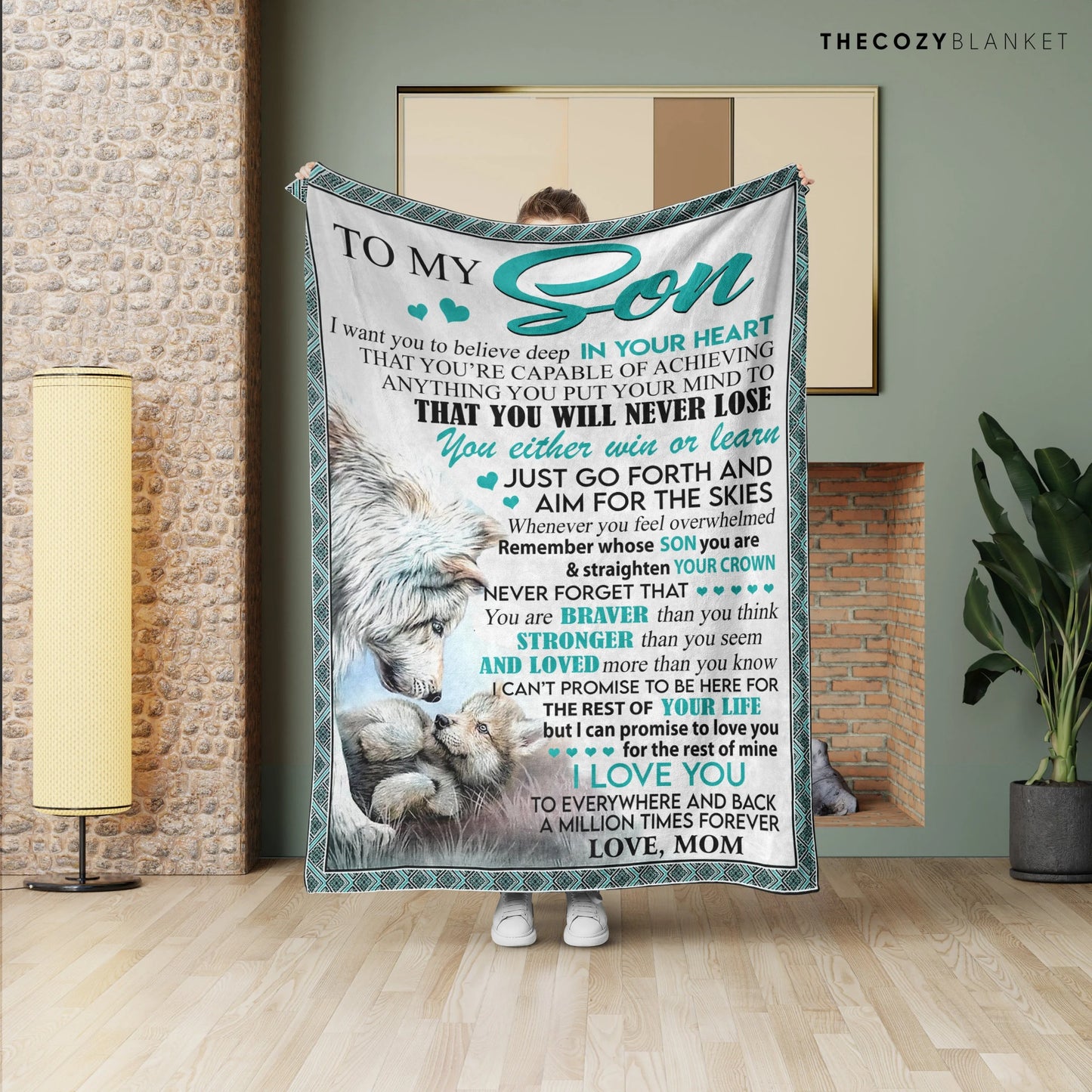 Special Gift For Your Son Blanket - From Mom