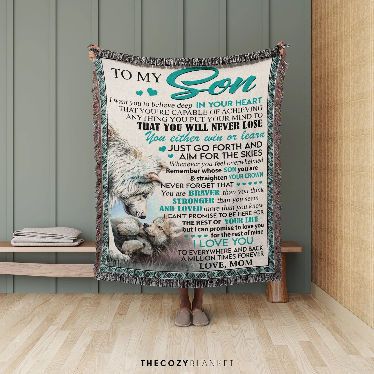 Special Gift For Your Son Blanket - From Mom