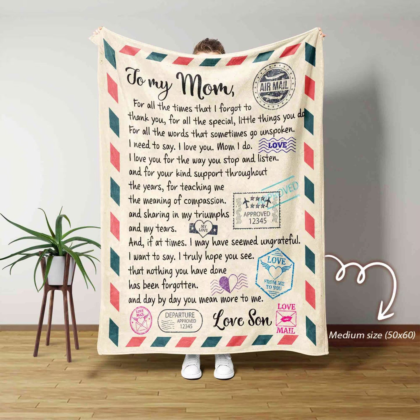 Special Gift For Your Son Blanket - From Mom