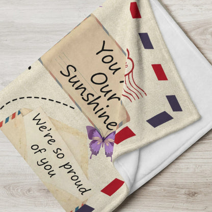 Special Gift For Your Daughter Blanket - From Mom and From Dad
