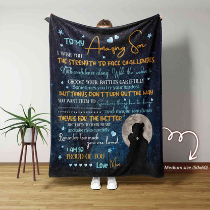 Special Gift For Your Son Blanket - From Mom