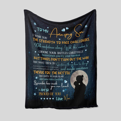 Special Gift For Your Son Blanket - From Mom