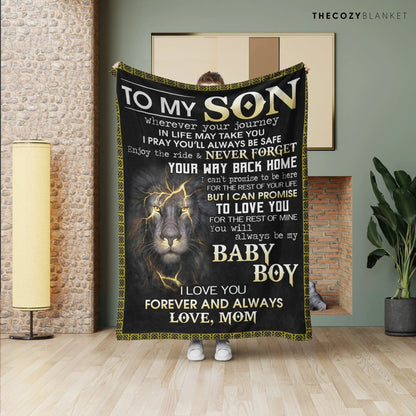 Special Gift For Your Son Blanket - From Mom