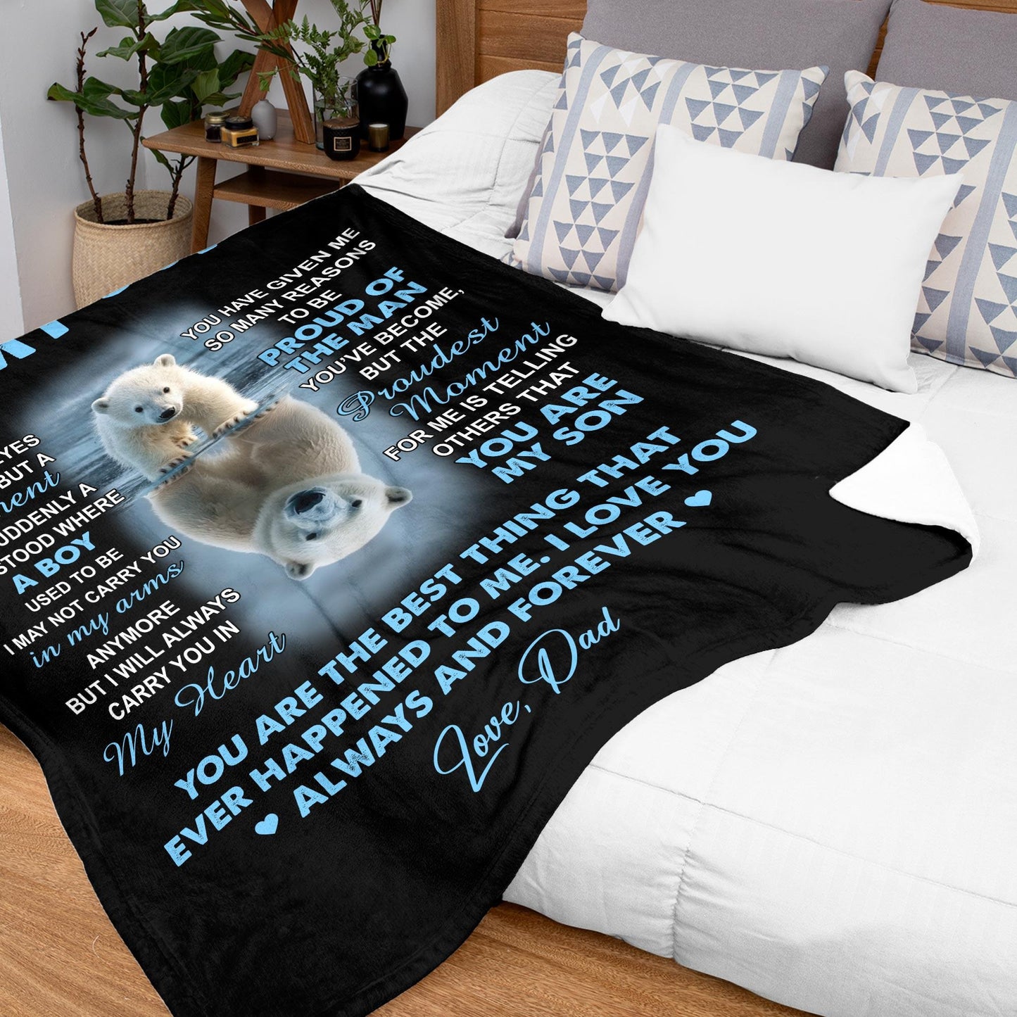 Special Gift For Your Son Blanket - From Dad