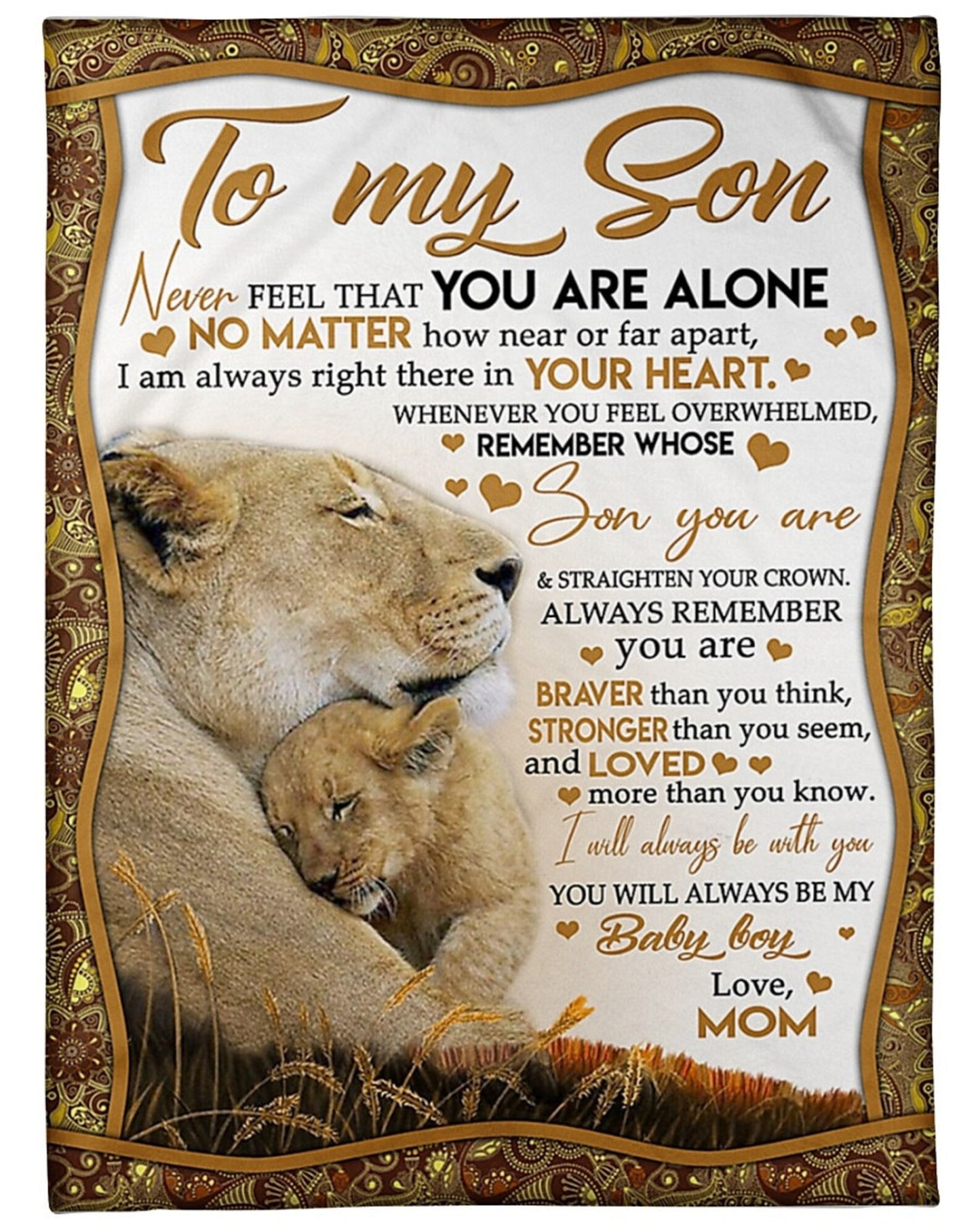 Special Gift For Your Son Blanket - From Mom