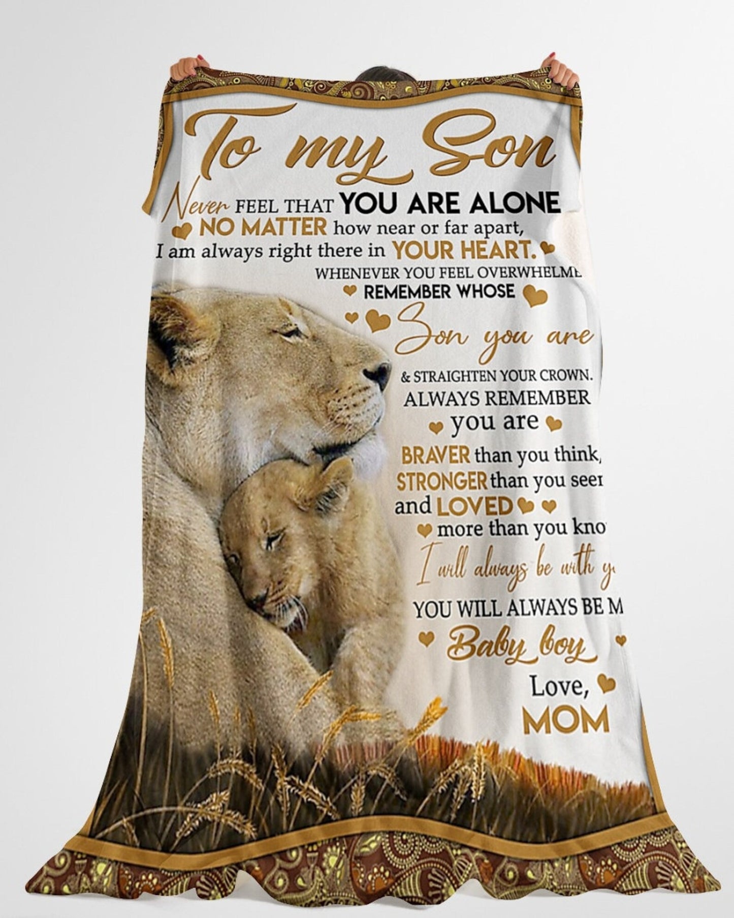 Special Gift For Your Son Blanket - From Mom