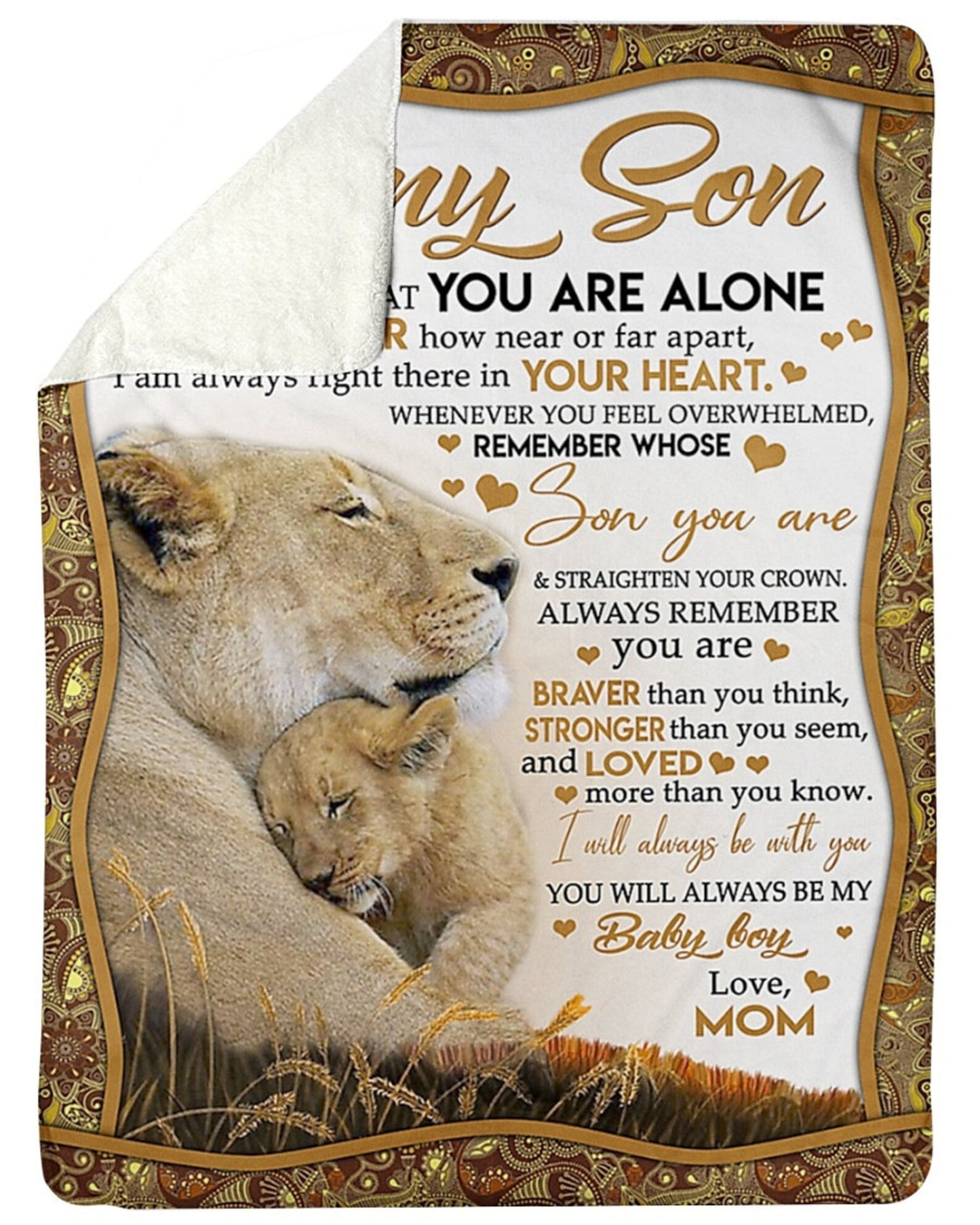 Special Gift For Your Son Blanket - From Mom