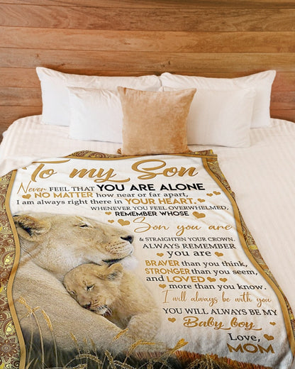 Special Gift For Your Son Blanket - From Mom