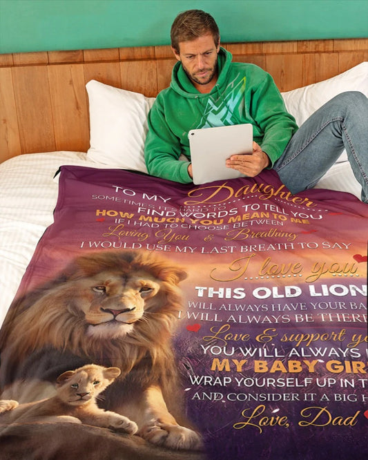 Special Gift For Your Daughter Blanket - From Dad