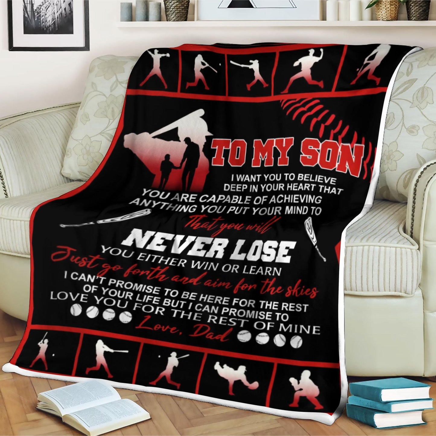 Special Gift For Your Son Blanket - From Dad