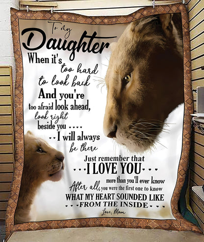 Special Gift For Your Daughter Blanket - From Mom