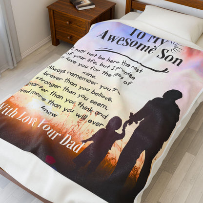 Special Gift For Your Son Blanket - From Dad