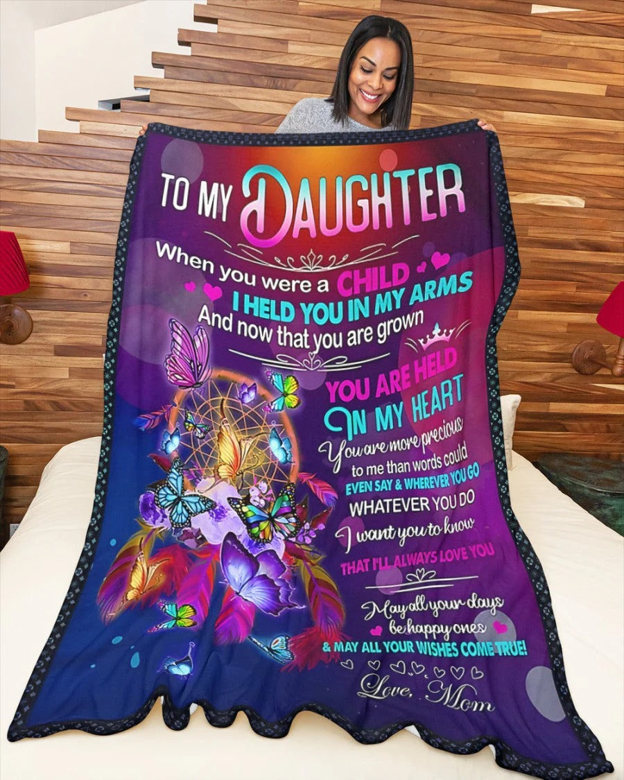 Special Gift For Your Daughter Blanket - From Mom