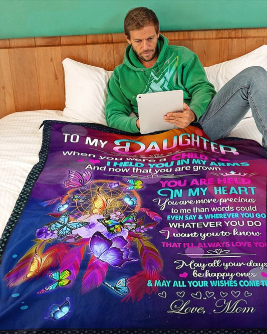 Special Gift For Your Daughter Blanket - From Mom