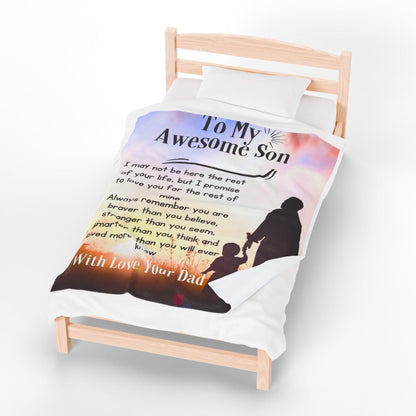 Special Gift For Your Son Blanket - From Dad
