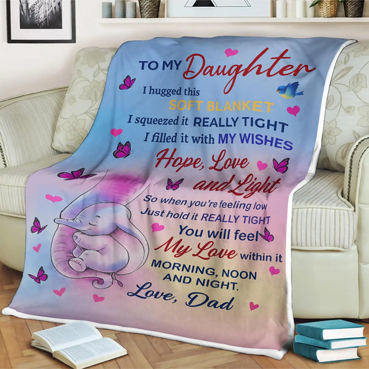 Special Gift For Your Daughter Blanket - From Dad