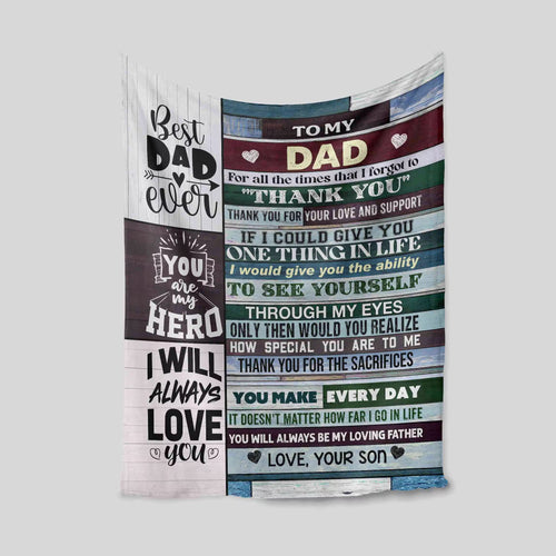 Special Gift For Your Son Blanket - From Dad