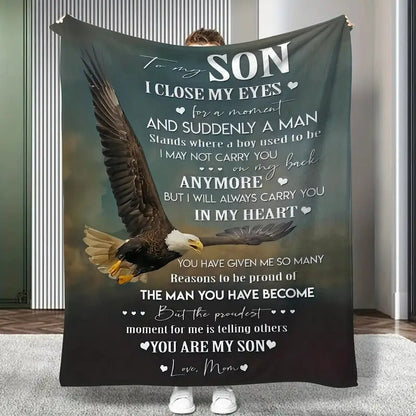 Special Gift For Your Son Blanket - From Mom