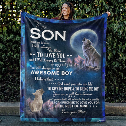 Special Gift For Your Son Blanket - From Mom