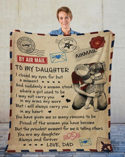 Special Gift For Your Daughter Blanket - From Dad