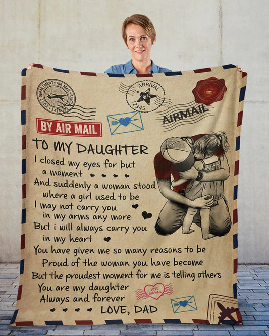 Special Gift For Your Daughter Blanket - From Dad