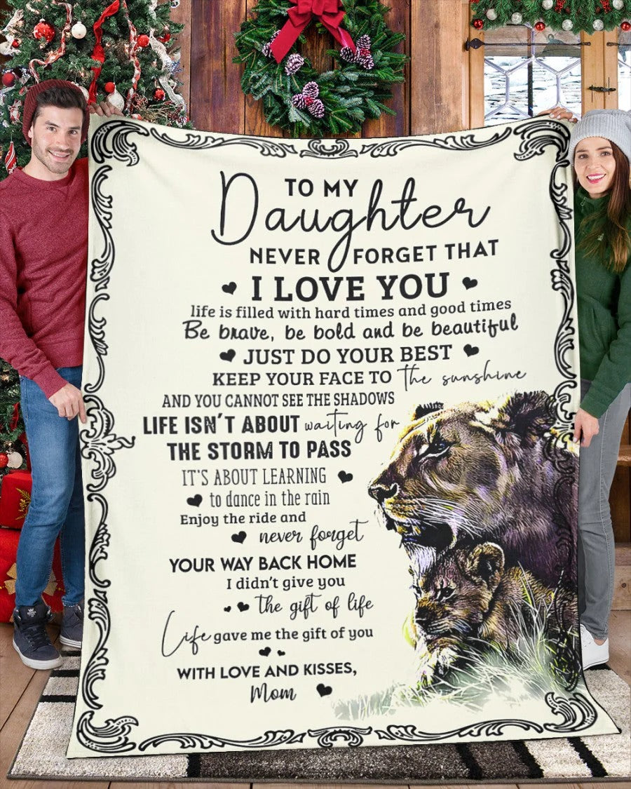 Special Gift For Your Daughter Blanket - From Mom