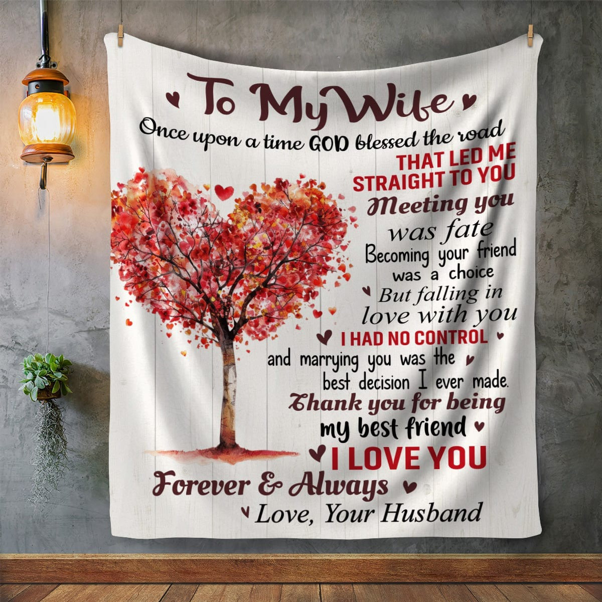 Special Gift For Your Wife Blanket "Meeting You Was Fate" - From Husband