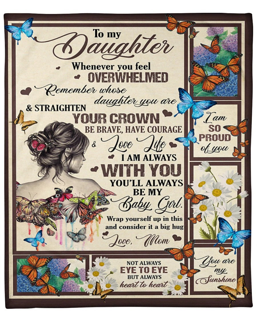 Special Gift For Your Daughter Blanket - From Mom