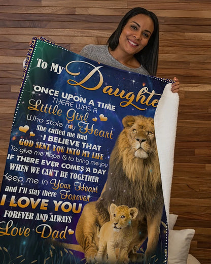 Special Gift For Your Daughter Blanket - From Dad