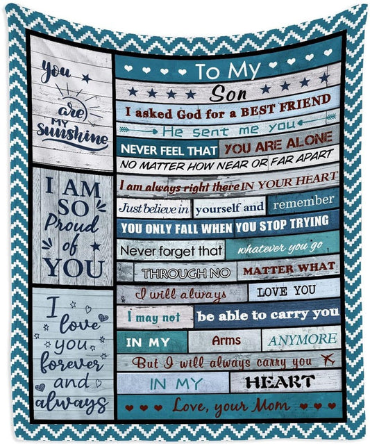 Special Gift For Your Son Blanket - From Mom