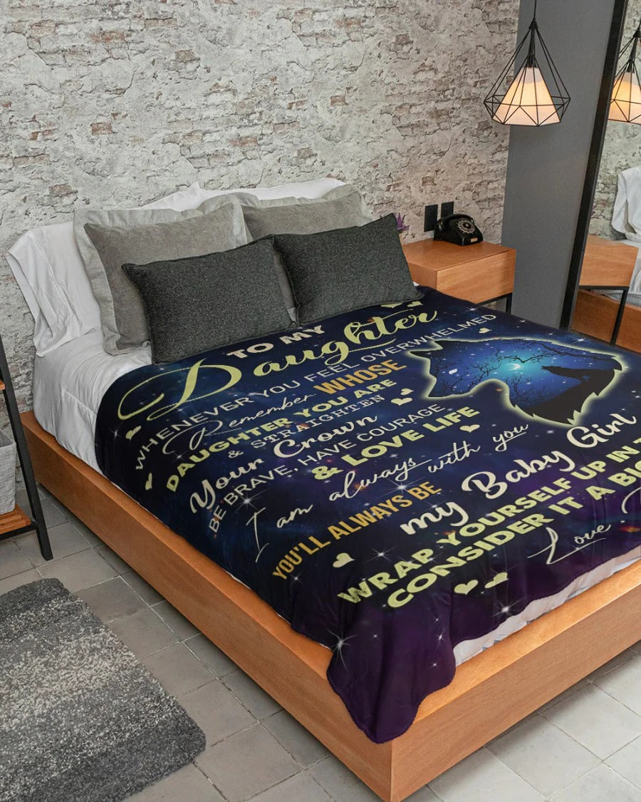 Special Gift For Your Daughter Blanket - From Dad